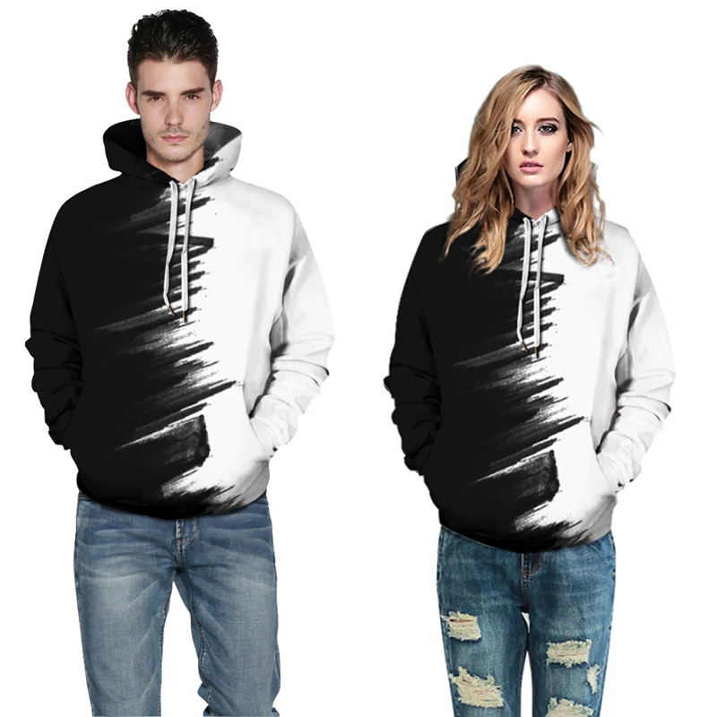 

Lyprerazy Sweatshirt Men / Women Sportswear Tops Painting Graffiti Art Ink Hoodie Jackets Hip Pop Hoodies