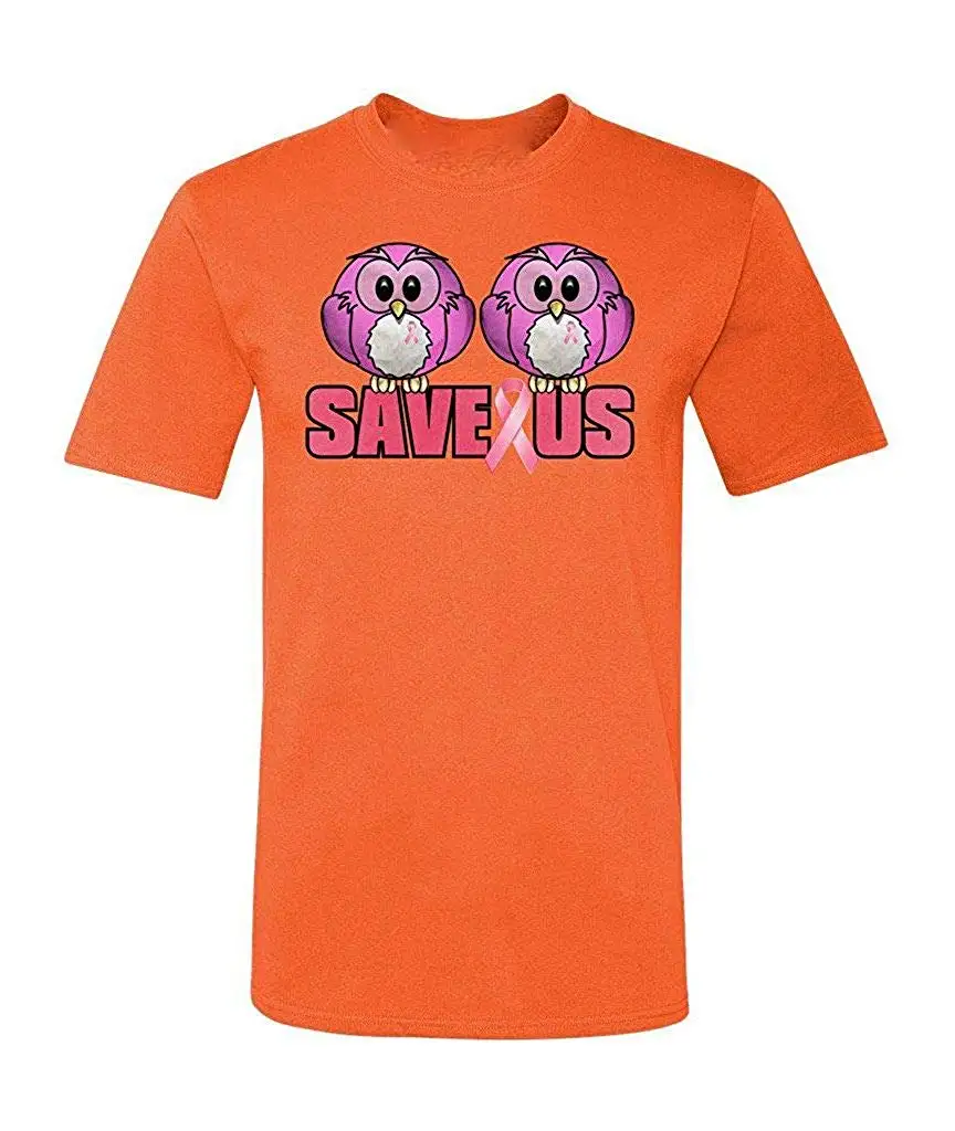 LOFGHFG GHFG футболки футболка с принтом Save Us Hooters рак груди понимание унисекс TFGHFG