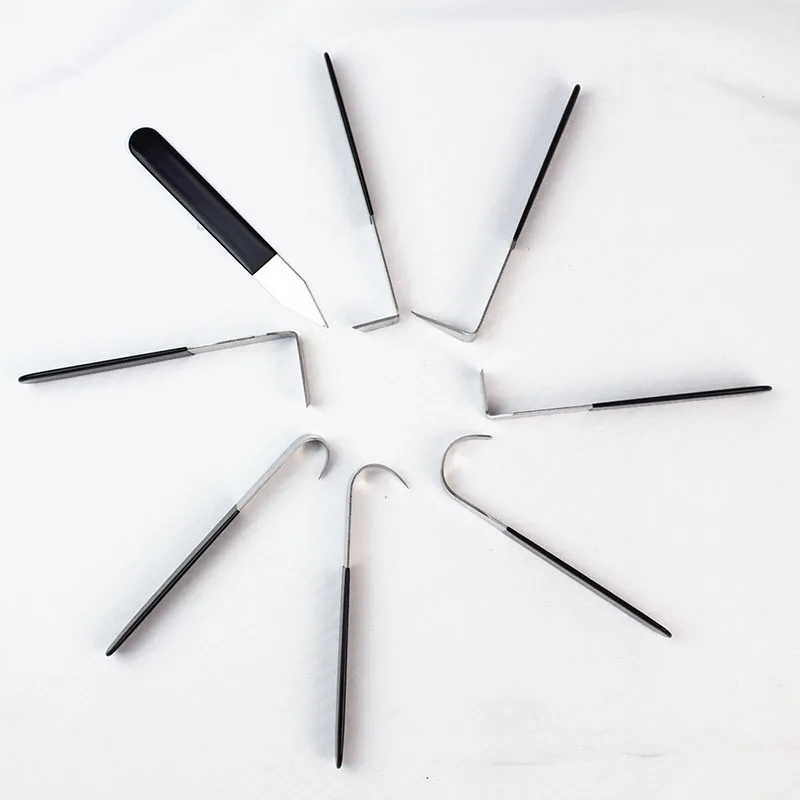 Инструменты для формирования керамики 8 шт./компл. Большой Угловой нож обрезки