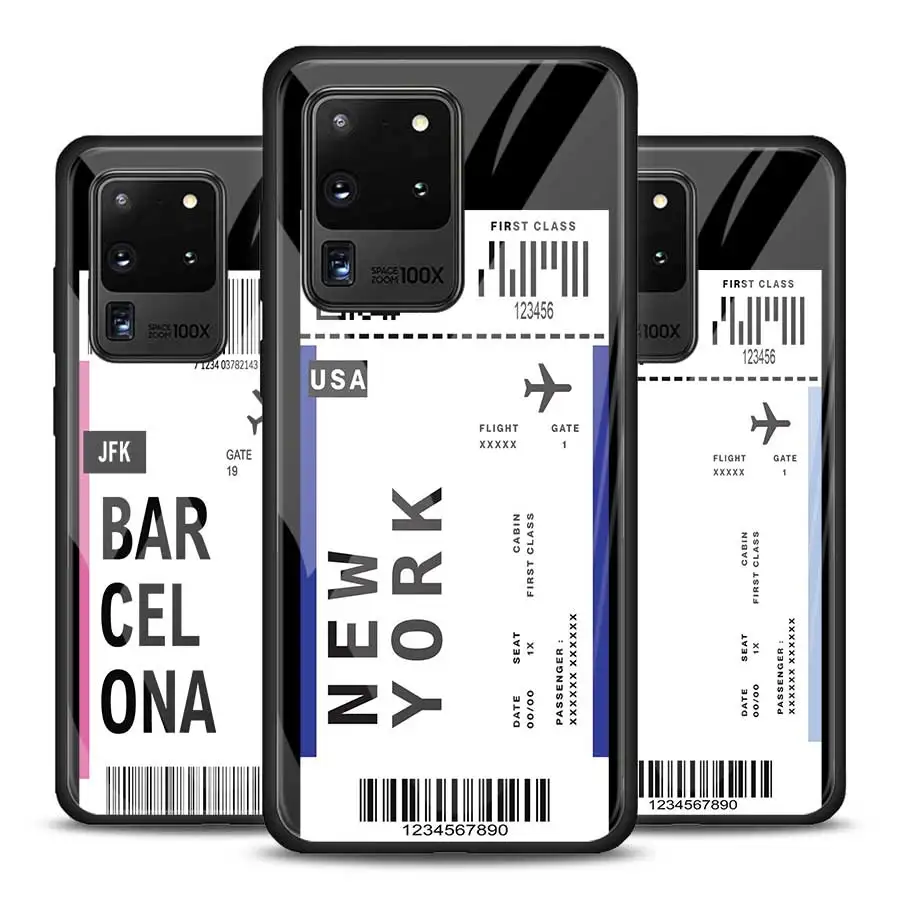 Чехол для телефона Samsung Galaxy S21 S20 FE S10 S10E Lite из закаленного стекла Ultra S9 S8 Plus чехол INS