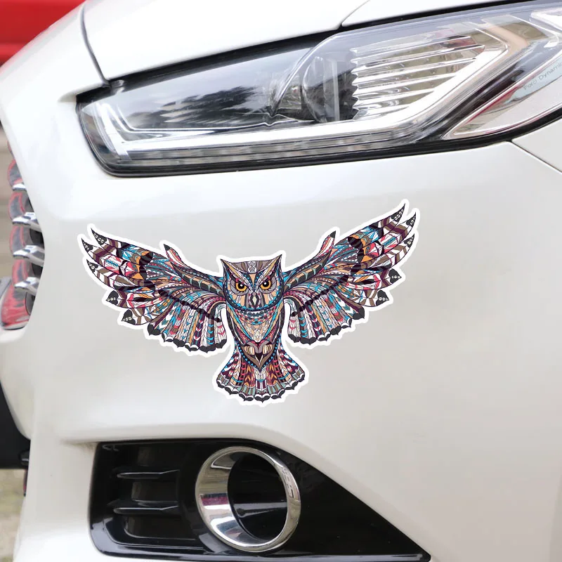 Чехол Aliauto из ПВХ с изображением совы племенных тотем водонепроницаемые