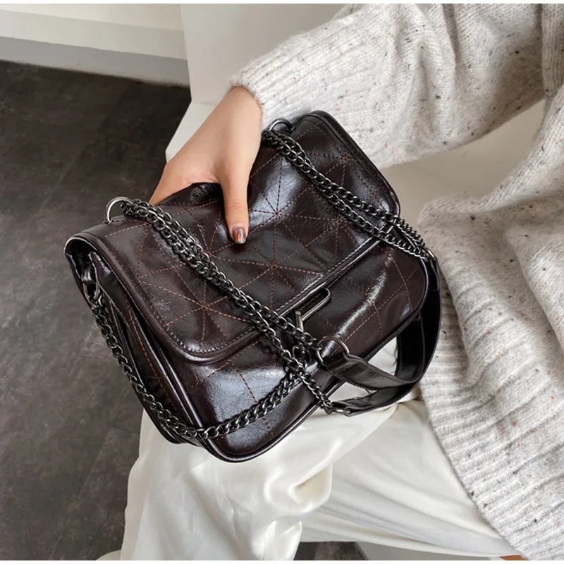 Новая модная дизайнерская мягкая кожаная сумка мессенджер и через плечо для