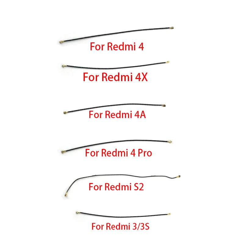 10 шт./Лот, Wi-Fi антенна разъем сигнальный гибкий кабель для Xiaomi Redmi 3 3S 4 4A 4X 5A 5 Plus 6 6A 7 S2