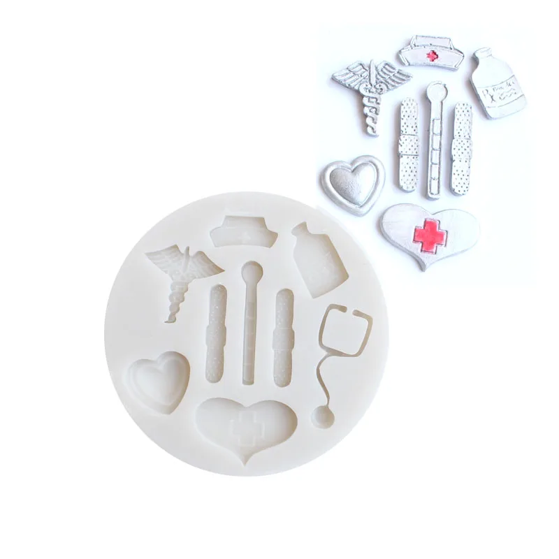Силиконовая форма для медсестры инструменты украшения тортов|Формы тортов| |