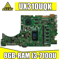 ux310uqk motherboard i3 7100cpu 8gb ram mainboard rev2 0 for asus ux310u ux310uv ux310uq ux310un laptop motherboard 100 tested