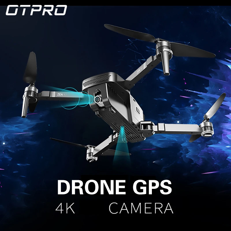 OTPRO Дрон Квадрокоптер с 1080P Wifi gps 5MP камера бесщеточный мотор от вертолета Retorno авто RC дроны 4k мини Дрон vs SG906