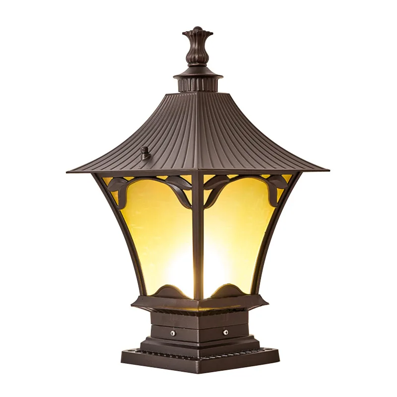 Напольный столб лампа настенный светильник корпус вилла внутренний двор