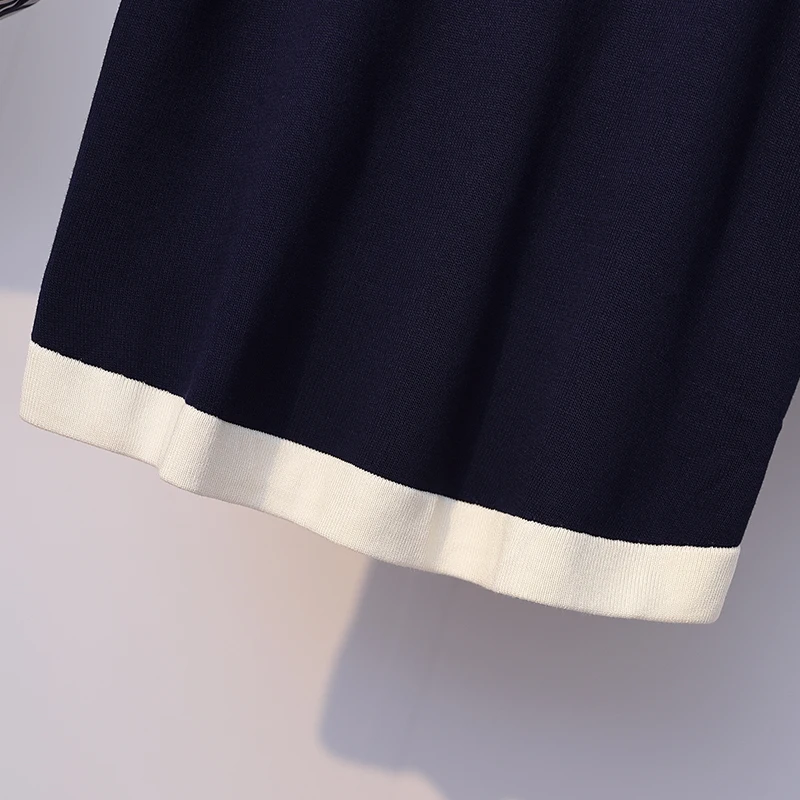 

5xl plus big size latest women spring autumn winter 2020 feminina lantern sleeve stitch knit stripe sweaters female A5386