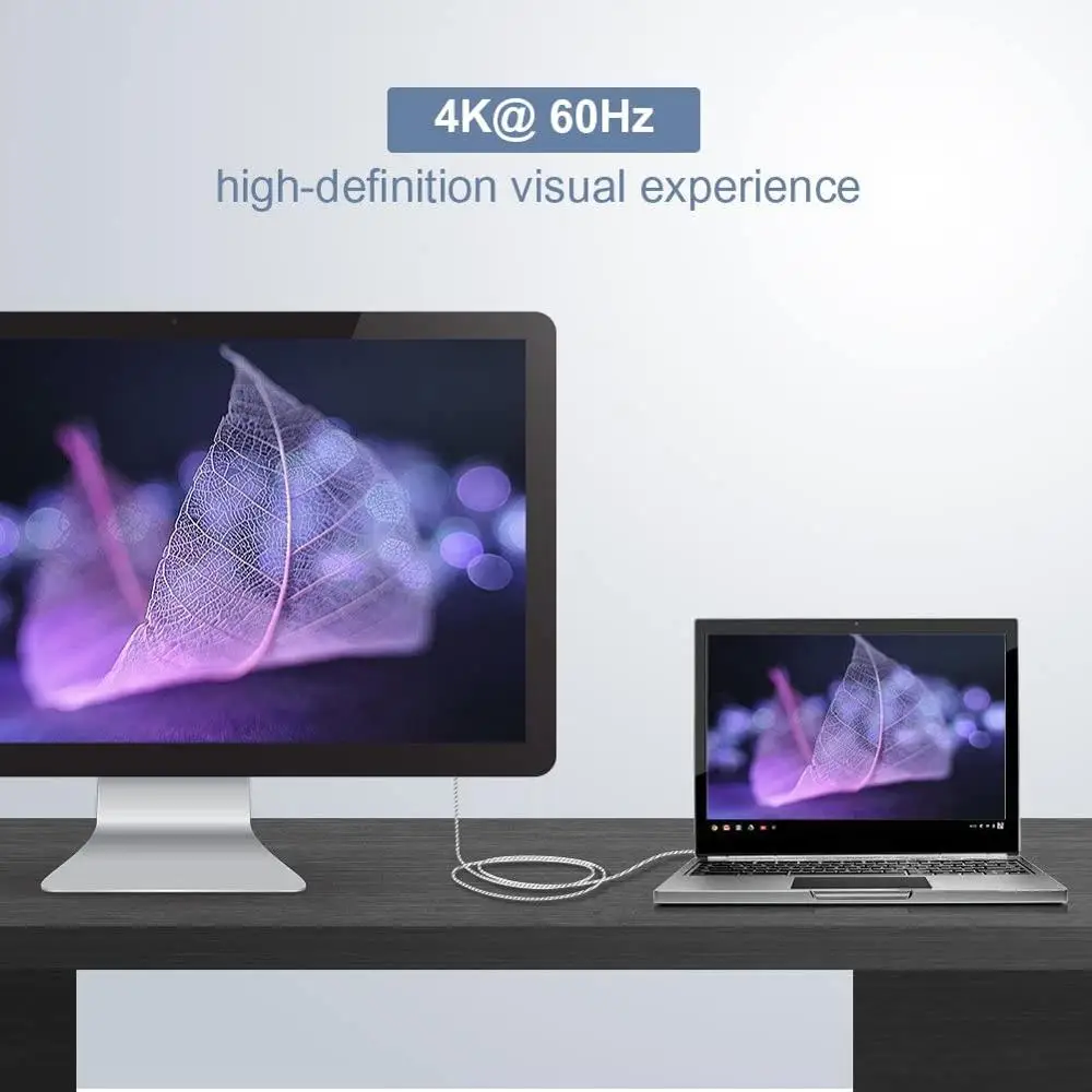 Сверхтонкий кабель HDMI 4K @ 60 Гц возвратный аудиоканал (ARC) 2 0 высокоскоростной