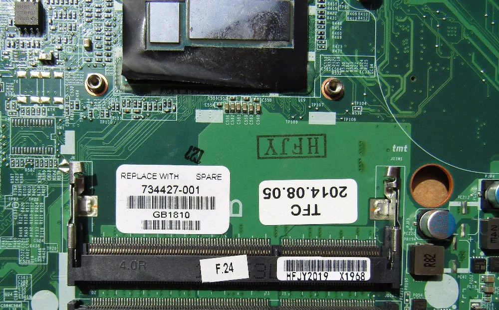 734427-001 734427-501 DA0U83MB6E0 материнская плата для ноутбука hp Pavilion 14-N материнская плата i3-4005U DDR3 протестированная работа