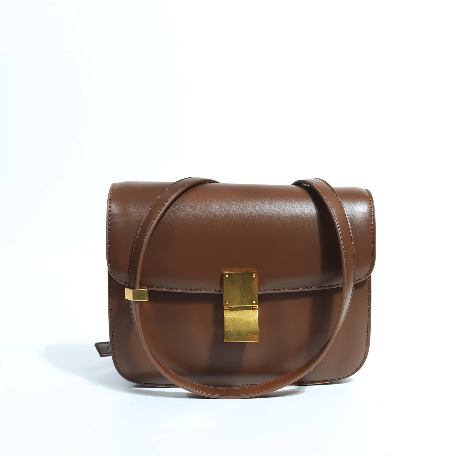 

Handbags for Female 2021 New Simple Retro PU Small Square Bag Wild Single Shoulder Messenger Bag Wholesale Bags for Women