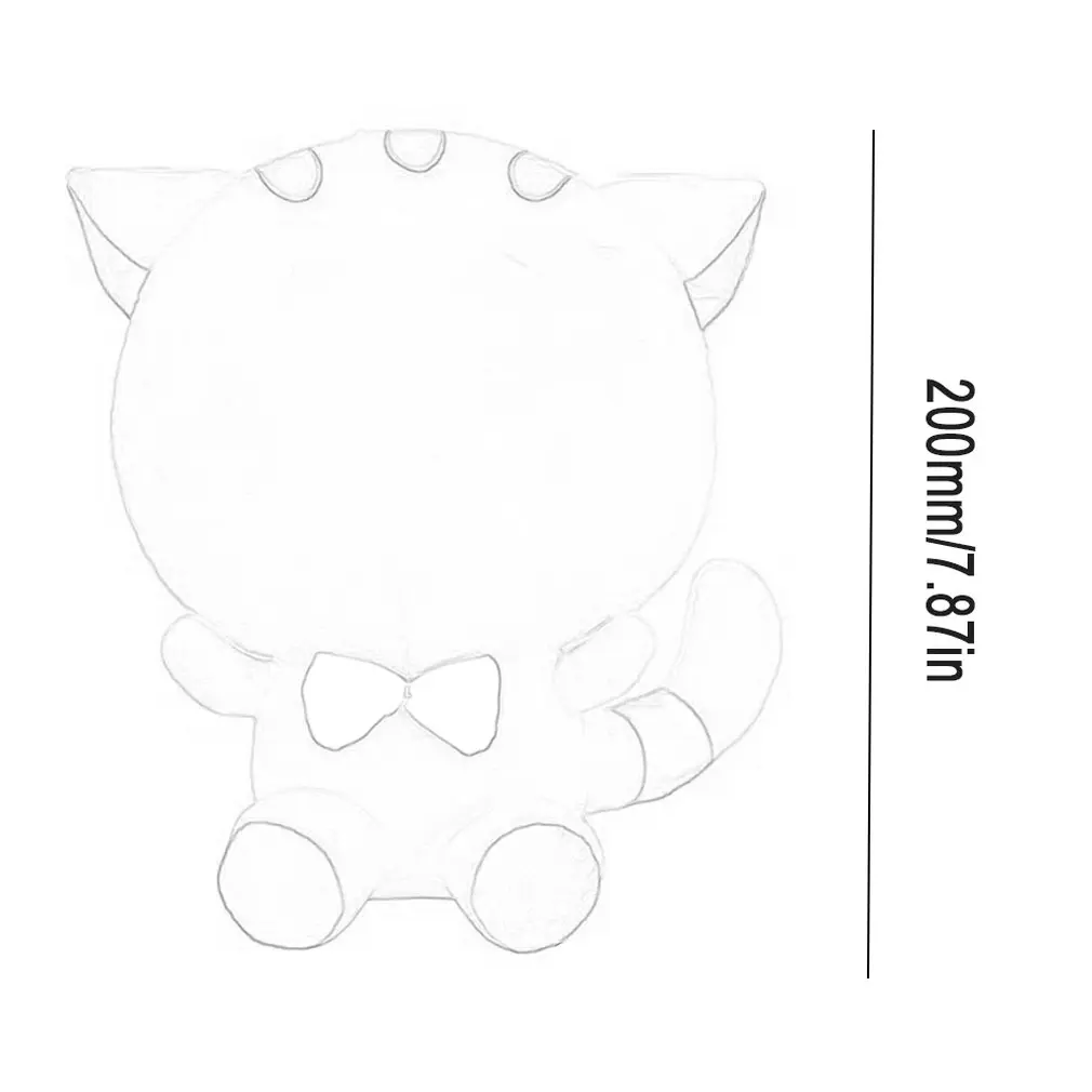 

Big Face Cat Doll Plush Toy Plush Doll Pillow Doll Doll Valentine'S Day Gift Animal Plush Toy Soft Children'S Day Gift