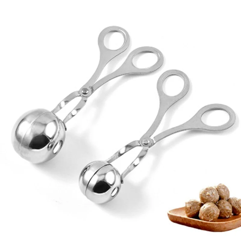 

Kitchen Meatball Maker Stainless Steel Meatball Clip Fish Ball Rice Ball Making Mold Tool Kitchen Accessories Cooking Utensils