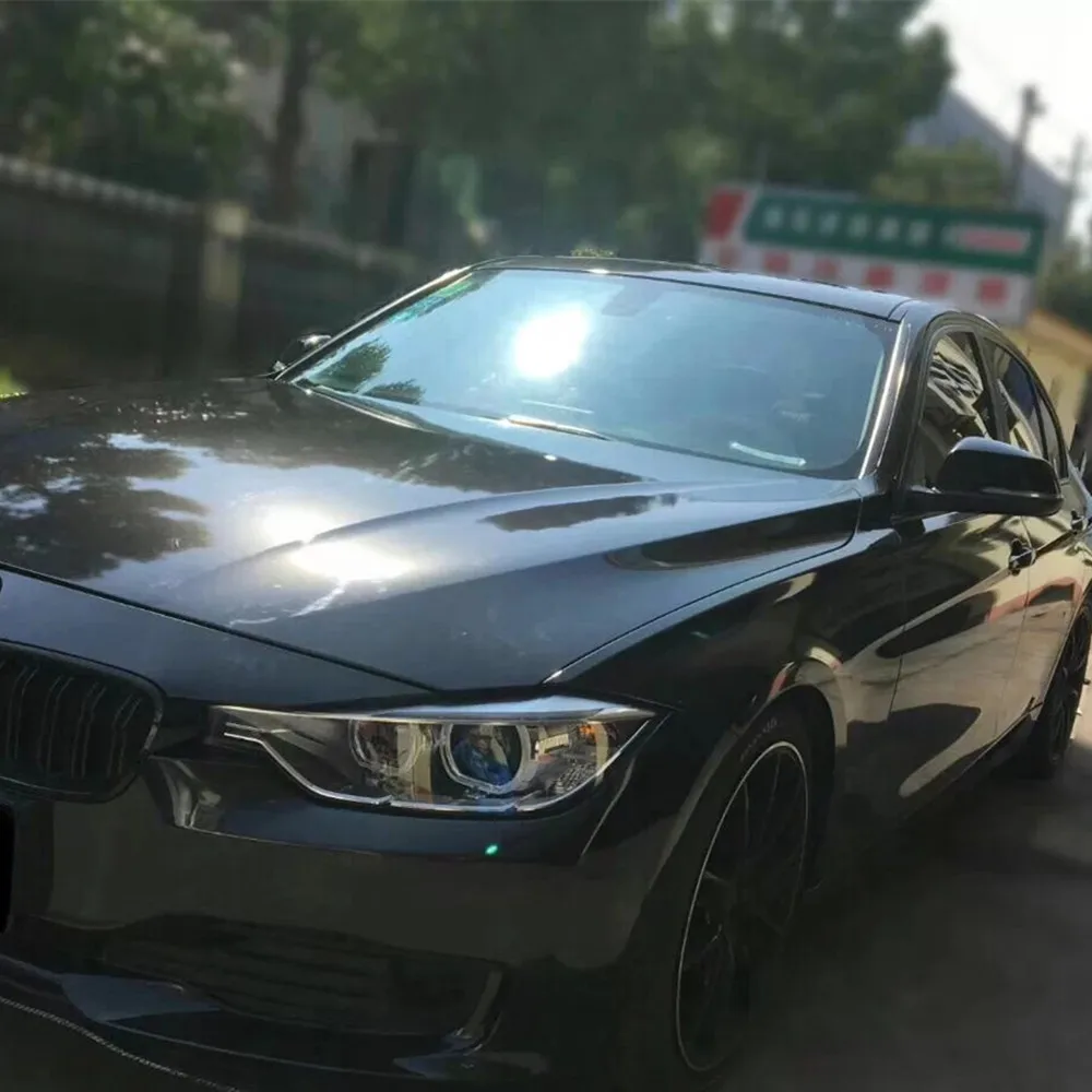 Sunice 10 см x 152 Автомобильная виниловая черная Лазерная хромированная