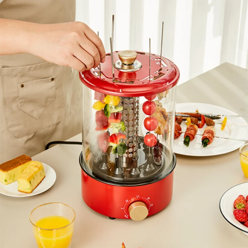 Купить Электрический гриль Youpin для помещений, вращающаяся автоматическая плитка для барбекю, Бездымная печь, нагревательная печь для косичек ягне...