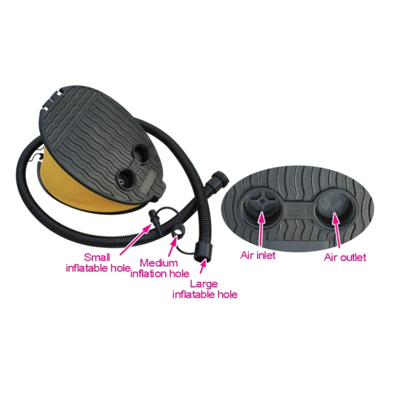 Плавание ножной насос воздушный прочный для коврик туристический надувные