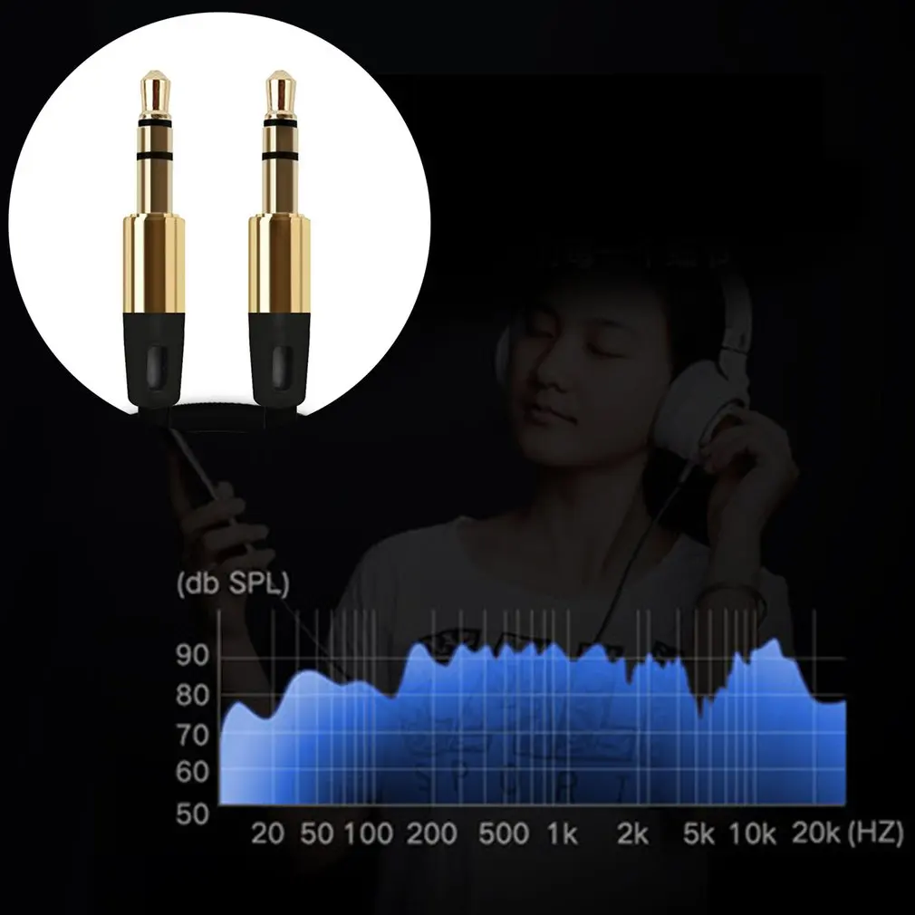 3.5mm AUX Cable 1m Audio Car Headphone Speaker |