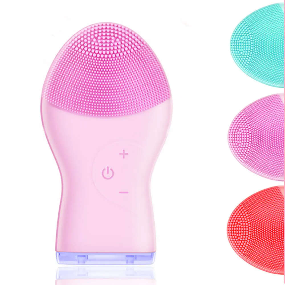 Электрический силиконовый очищающее средство для лица Мягкий лицевой глубокий