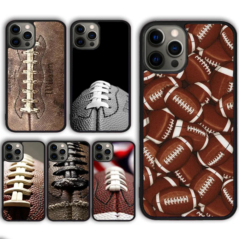 Чехол для телефона с изображением американского футбола iPhone 13 11 12 Mini Pro Max X XR XS 6 7 8