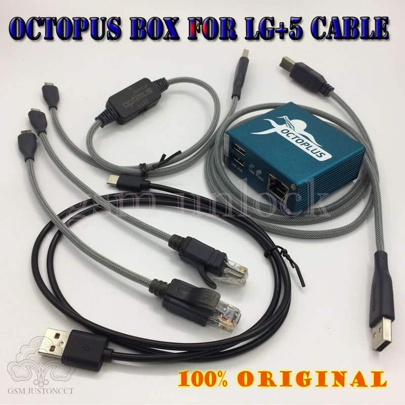Gsmjustoncct Octopus box + 5 кабелей для ремонта LG IMEI разблокировка флэш | Мобильные телефоны