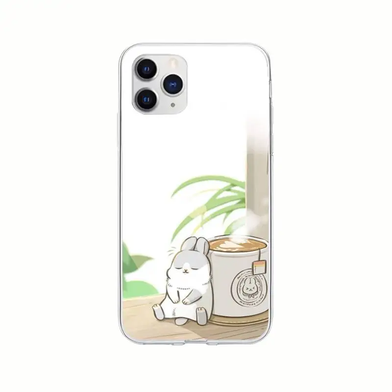 

Cute Machiko Rabbit Transparent Cell Phone Cover For Xiaomi Redmi K30s Ultra Note 8 9 Pro Max 9s 10T Pro 11 10 Lite Clear Case