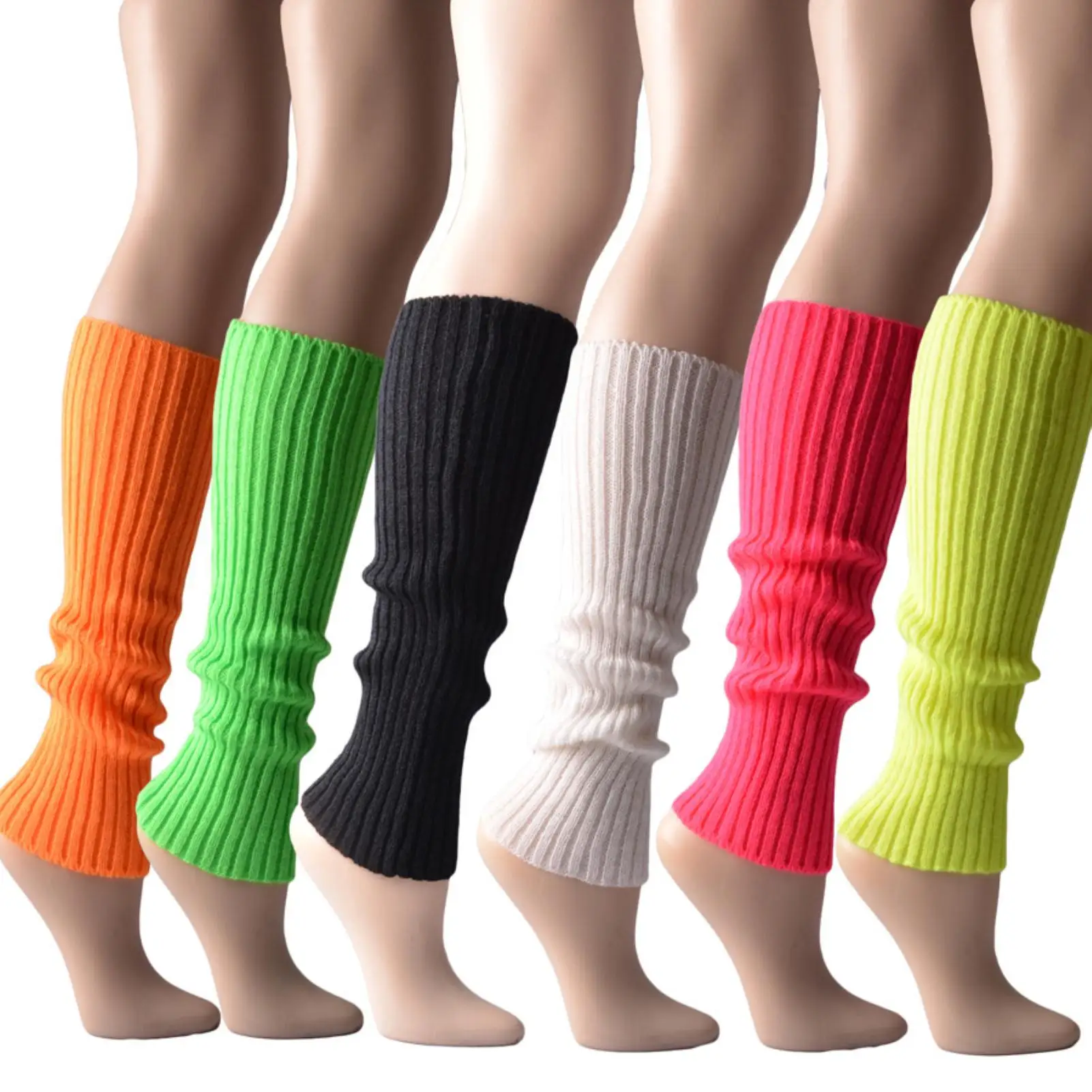 

1 Pair Fashion Woman Socks Fitness Female Wear Exercising Long Section Knitting Walking Socks Leg Warmers Woman For Party
