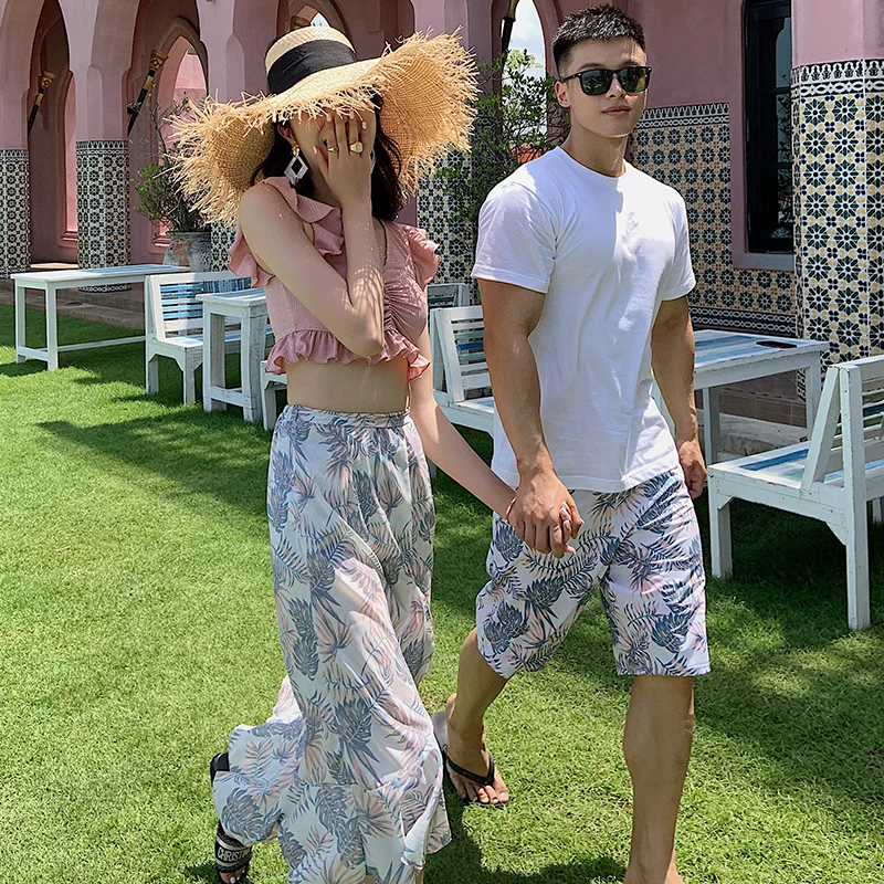 Модный Купальник для пар сексуальный купальник бикини пляжная одежда