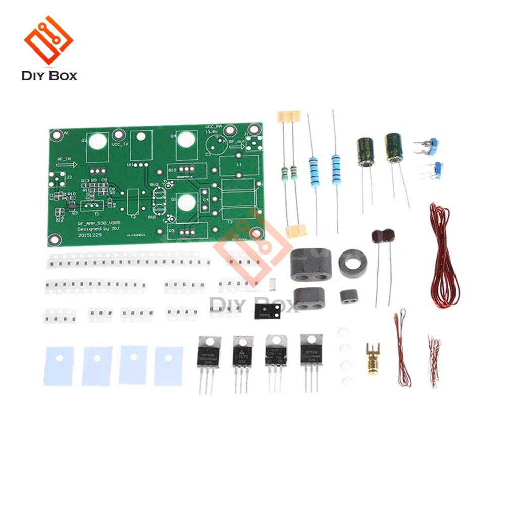 Модуль усилителя мощности SSB линейный 45 Вт DIY Kit CW FM HF Radio Transceiver Shortwave Receiver Sound on.