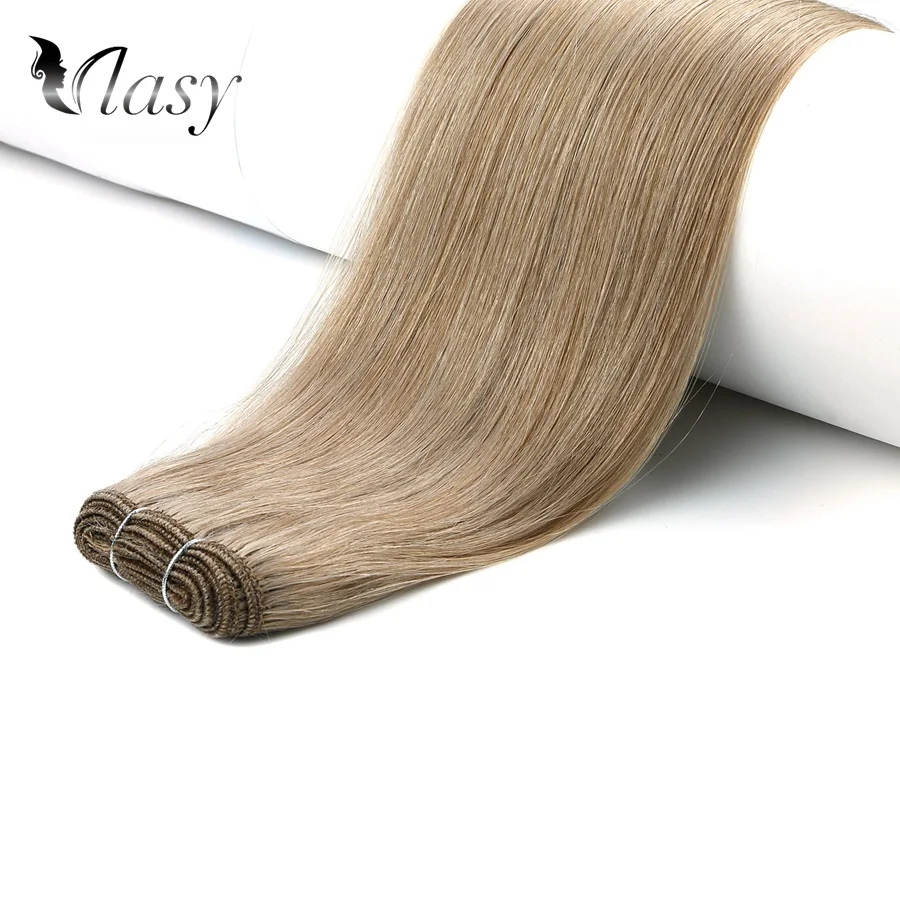 Vlasy 24 дюйма 100 г/шт. Remy Weft прямые волосы пряди Переплетенные двойные европейские