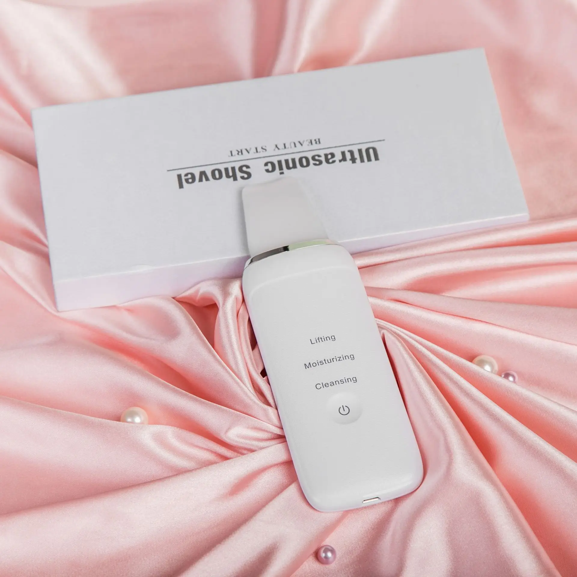 Ультразвуковой скребок для кожи лица глубокое очищение пор и устройство ухода за