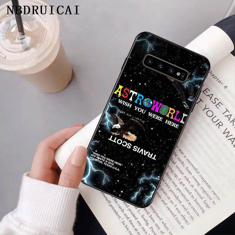 NBDRUICAI Travis Scott ASTROWORLD TOUR Silicone Phone Case for Samsung S9 plus S5 S6 edge S7 S8 S10 E | Мобильные телефоны и