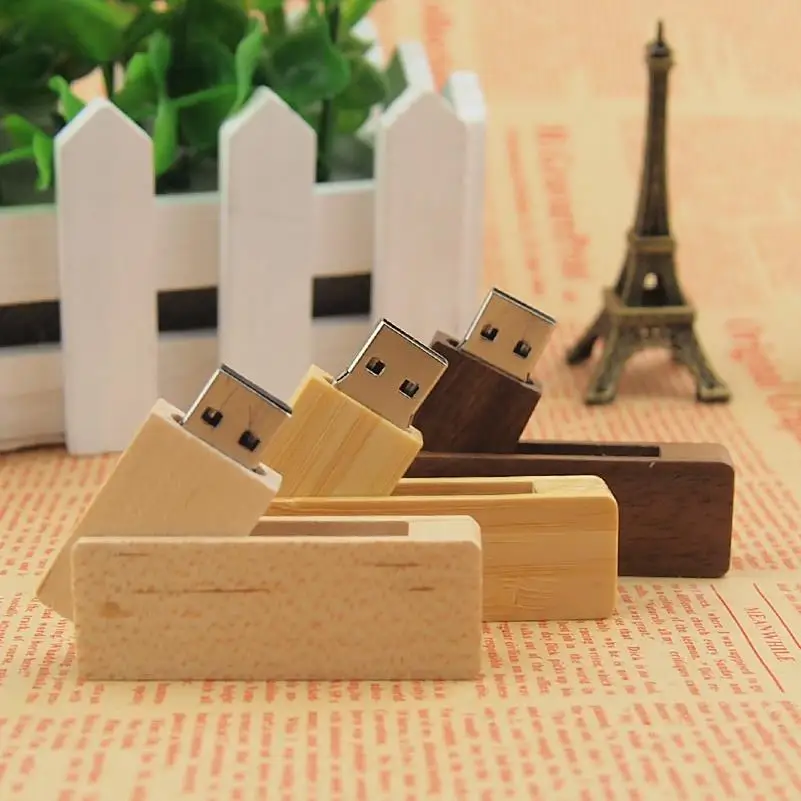 (Более 10 шт бесплатный логотип) логотип по заказу флеш накопитель из дерева диск