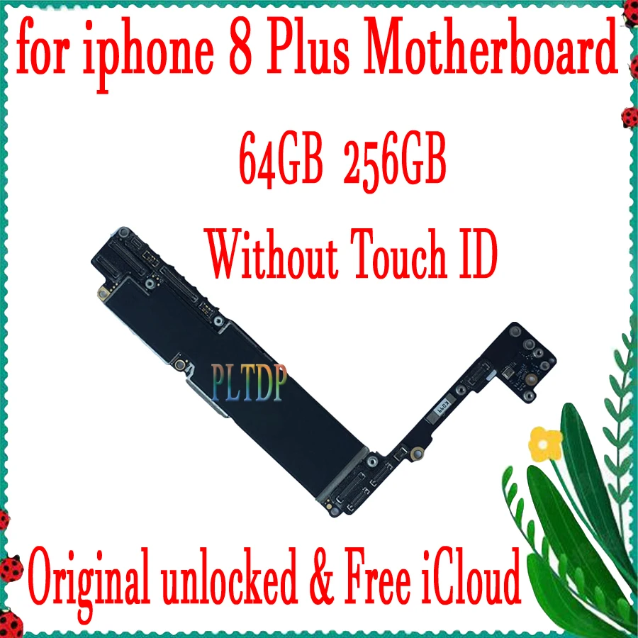 64 Гб 256 ГБ для iphone 8 Plus 5 дюймов материнская плата с/без Touch ID оригинальная