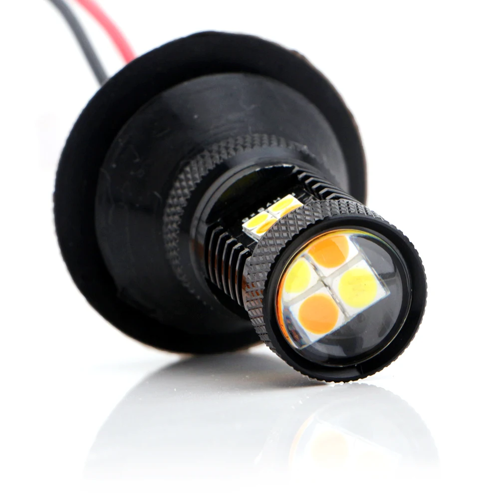 1 Набор светодиодных переключателей 1156 P21W BA15S PY21W BAU15S 3156 P27W 7440 W21W 3030 DRL белый+ янтарный автомобильный светильник поворота без резистора ошибки авто