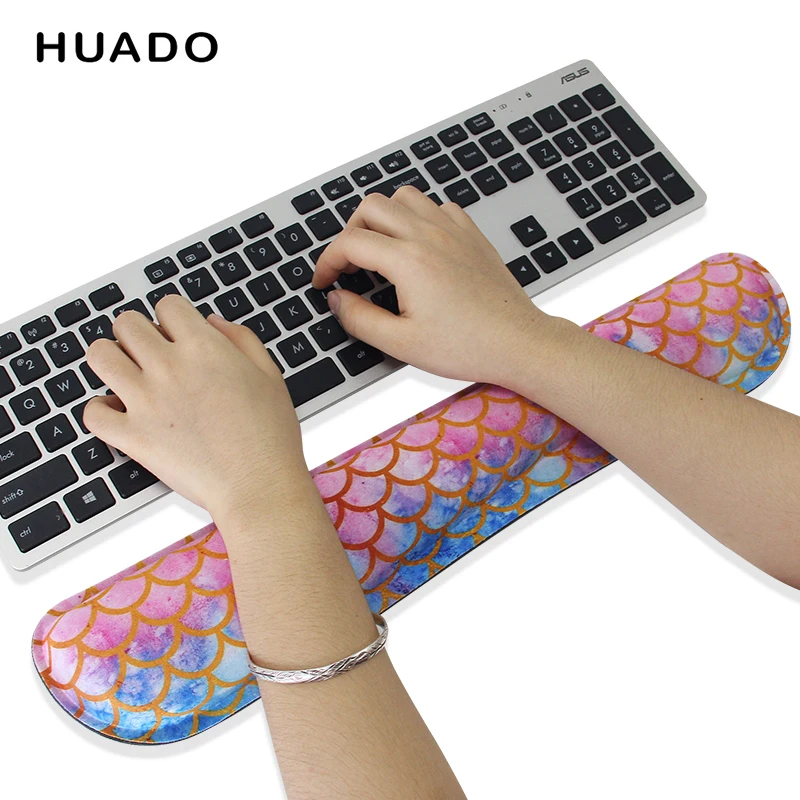 Popular Ergonomic Keyboard Wrist Rest Mouse Pad Support  Cushion for Office Work Customized images - 6
