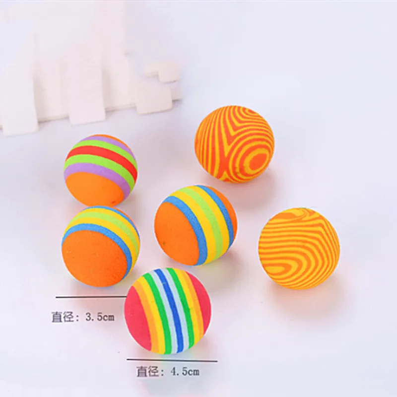 5 шт./1 шт. кошка шарик-игрушка для питомцев Радуга Весна тюремная клетка мышь