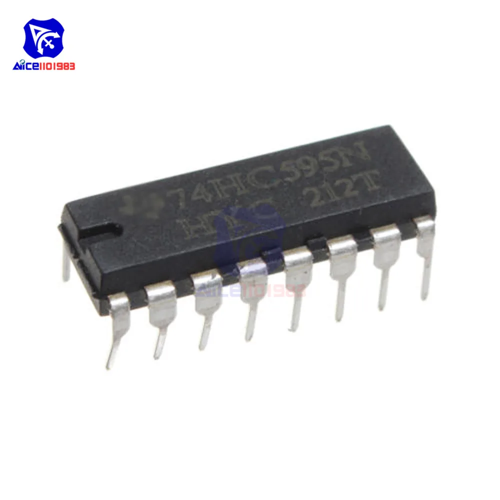 Микросхемы diymore SN74HC595N 74HC595 74HC595N HC595 DIP-16 8 бит оригинальные интегральные схемы 5