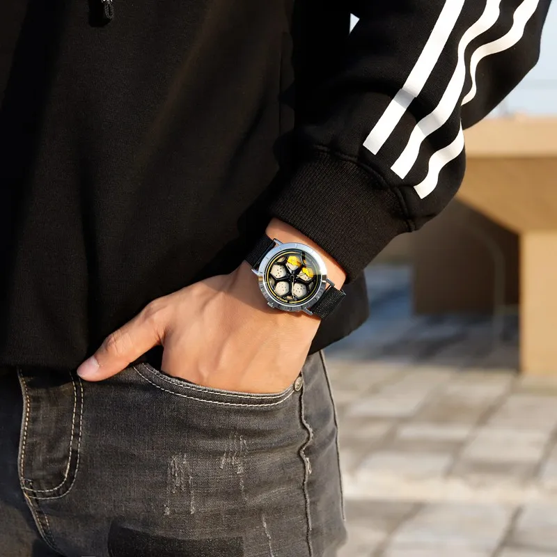 [Вращение на 360 °] SANDA 2021 лидер продаж кварцевые мужские часы специальные гонки и