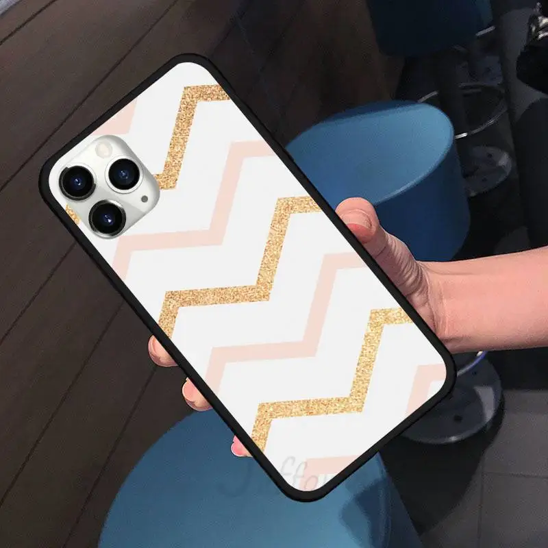 

Love Heart Gold Rose Marble Stripes Phone Case for iPhone 11 12 pro XS MAX 8 7 6 6S Plus X 5S SE 2020 XR Soft silicone