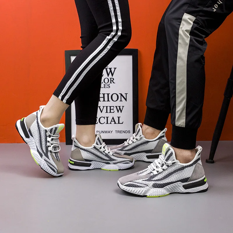 

Fashion Women Sneakers Men&Woman Casual Shoes Ladies Trainers Platform Sneaker Mesh Breathable Dames Black Deportivas Mujer