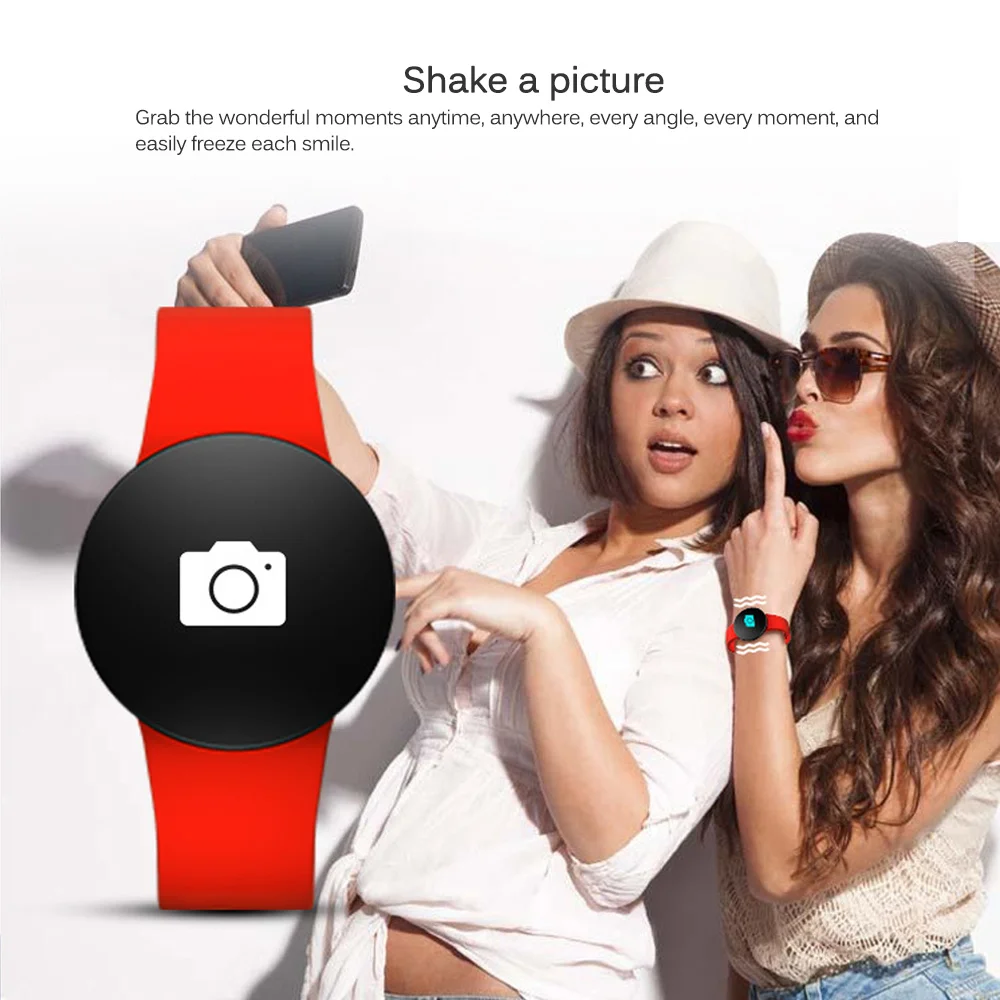 Смарт часы фитнес трекер IP67 мониторинг сна запись напоминание Bluetooth браслет для