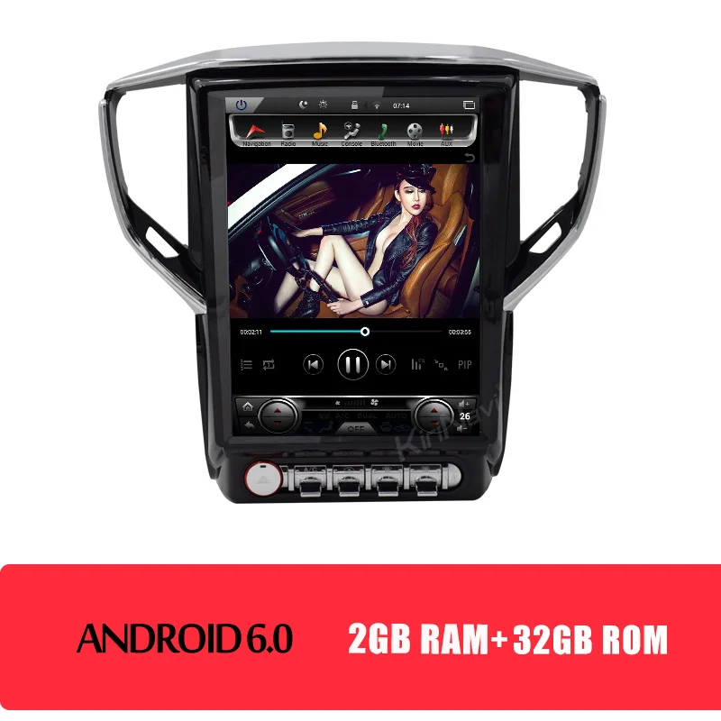 android car radio KiriNavi вертикальный экран Tesla style 12," Android 8,1 автомобильный Радио gps навигация для Maserati Ghibli автомобильный Dvd мультимедийный плеер 4G - Цвет: android car radio