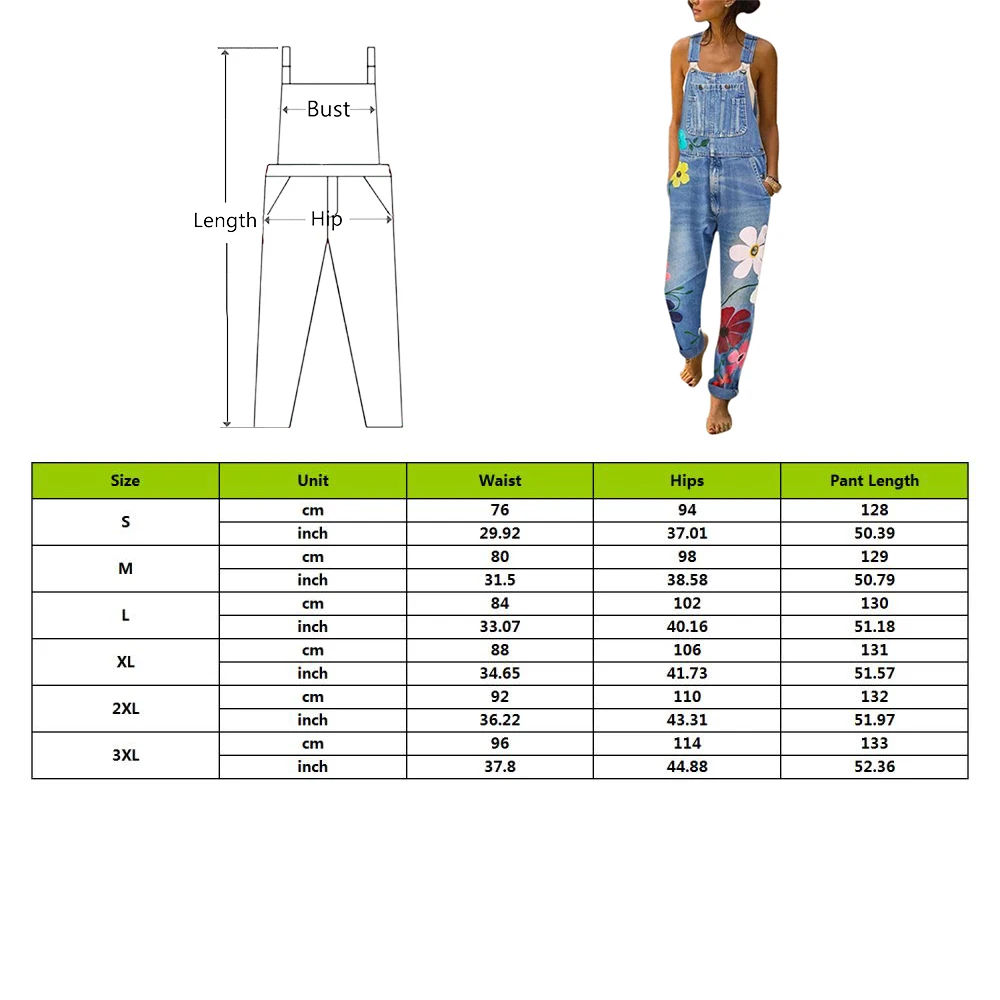 Модный женский джинсовый комбинезон для девушек 2019 цветочный свободный