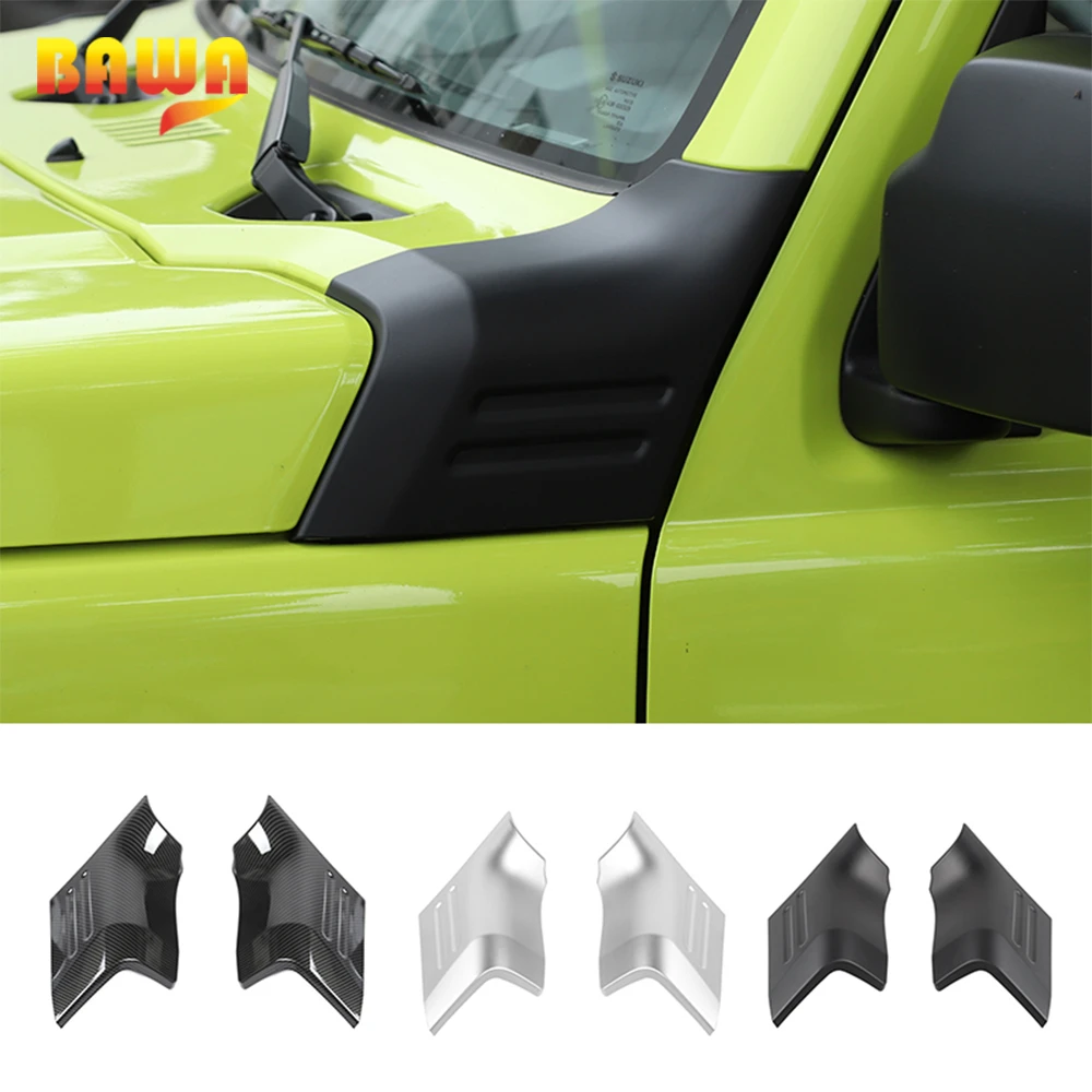 Автомобильные наклейки BAWA для Suzuki Jimny крышка двигателя угол капота наклейка