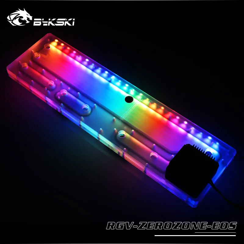 BYKSKI акриловая водная доска корпус для охлаждения раствора использовать RGB/A-RGB