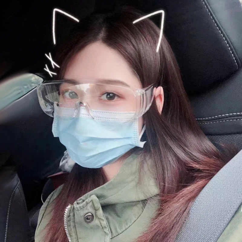 Защитные очки для глаз противовирусные от ветра песка тумана ударов пыли