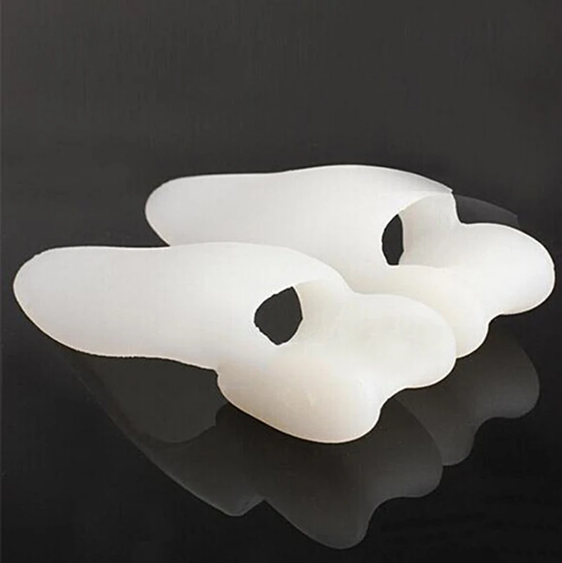 1 пара разделители большого пальца гелевый силиконовый корректор выпрямитель