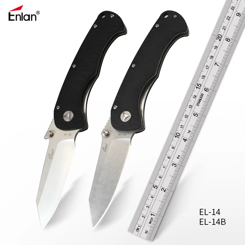 Тактический нож ENLAN EL14 EL14BPocket 8cr13mov Blade G10 инструмент для кемпинга инструменты