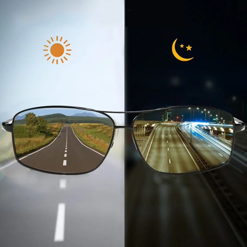 

Top Photochromic Sunglasses Men Women Polarized Chameleon Glasses Driving Goggles Anti-glare Sun Glasses Zonnebril Heren