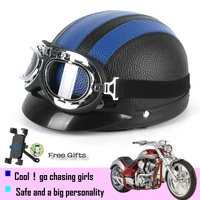 moto casco bicicleta open motorcycle helmet single lens visors moto helmet bicycle summer scooter men women